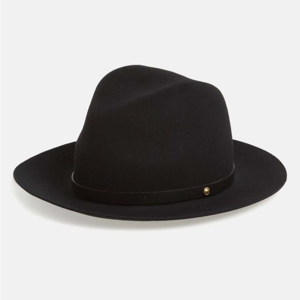 Rag and Bone Floppy Brim Felted Wool Fedora